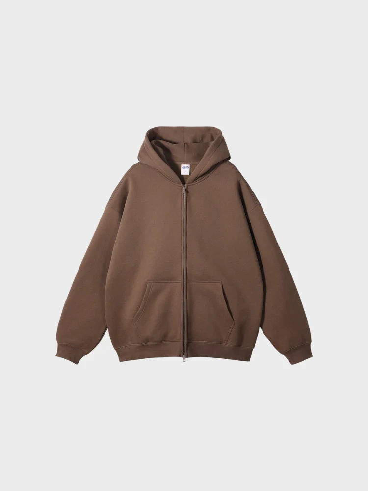 350 GSM Quality Hoodie with Zipper - Image 9