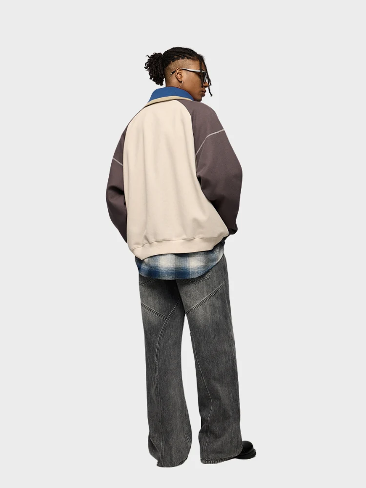 DCRB Baggy Denim Jeans - Black/Grey - Image 6