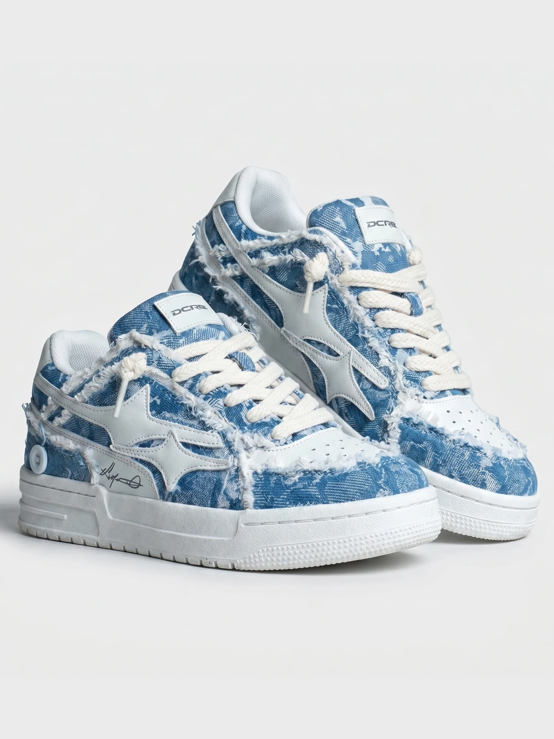 DCRB Broken Denim Sneakers - Image 4
