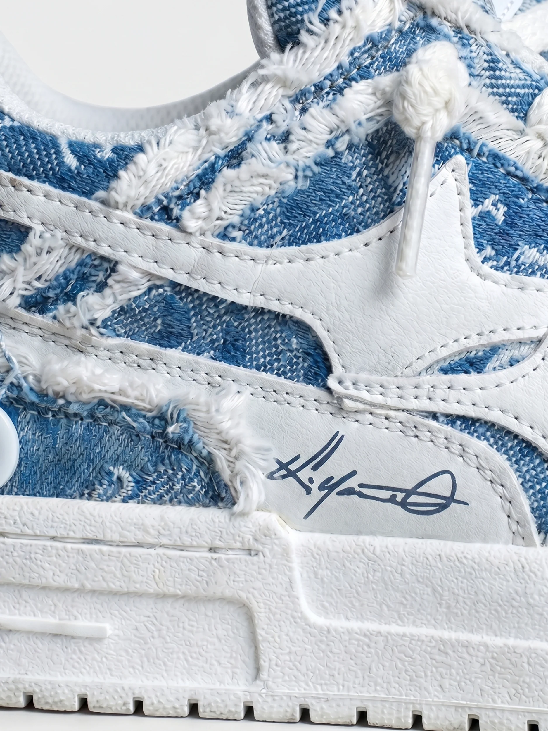 DCRB Broken Denim Sneakers - Image 5