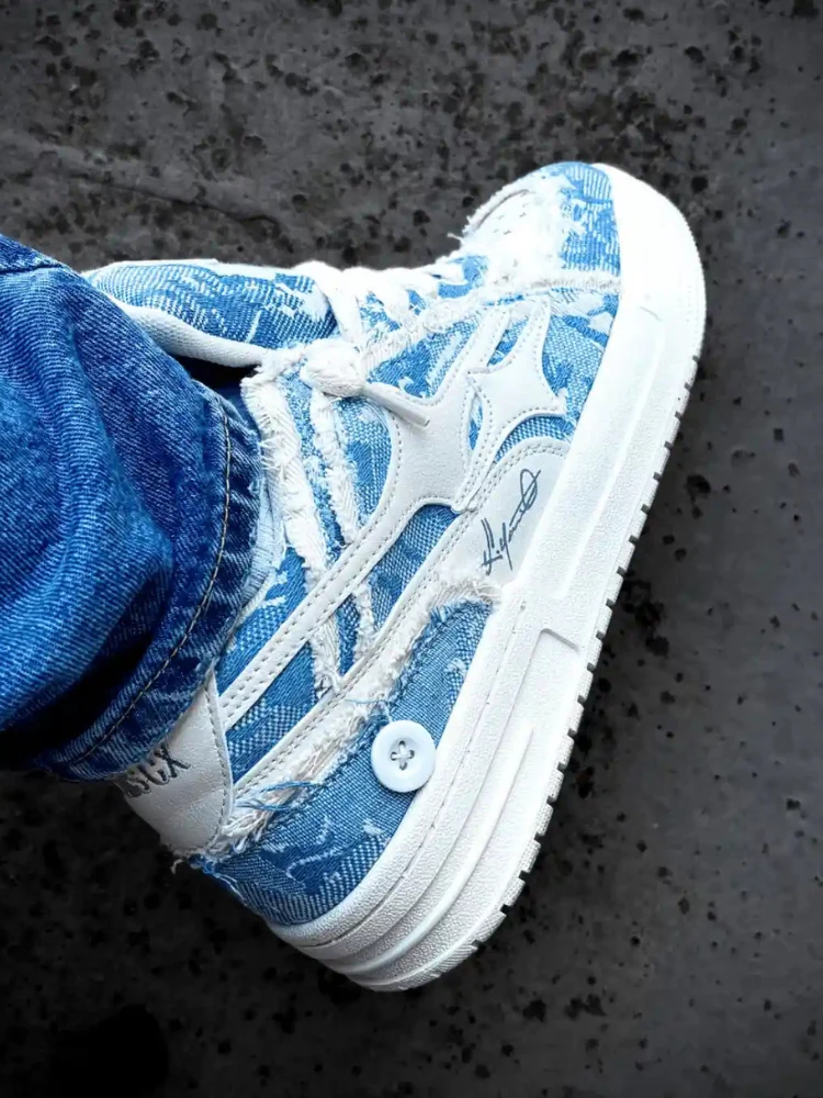 DCRB Broken Denim Sneakers - Image 6