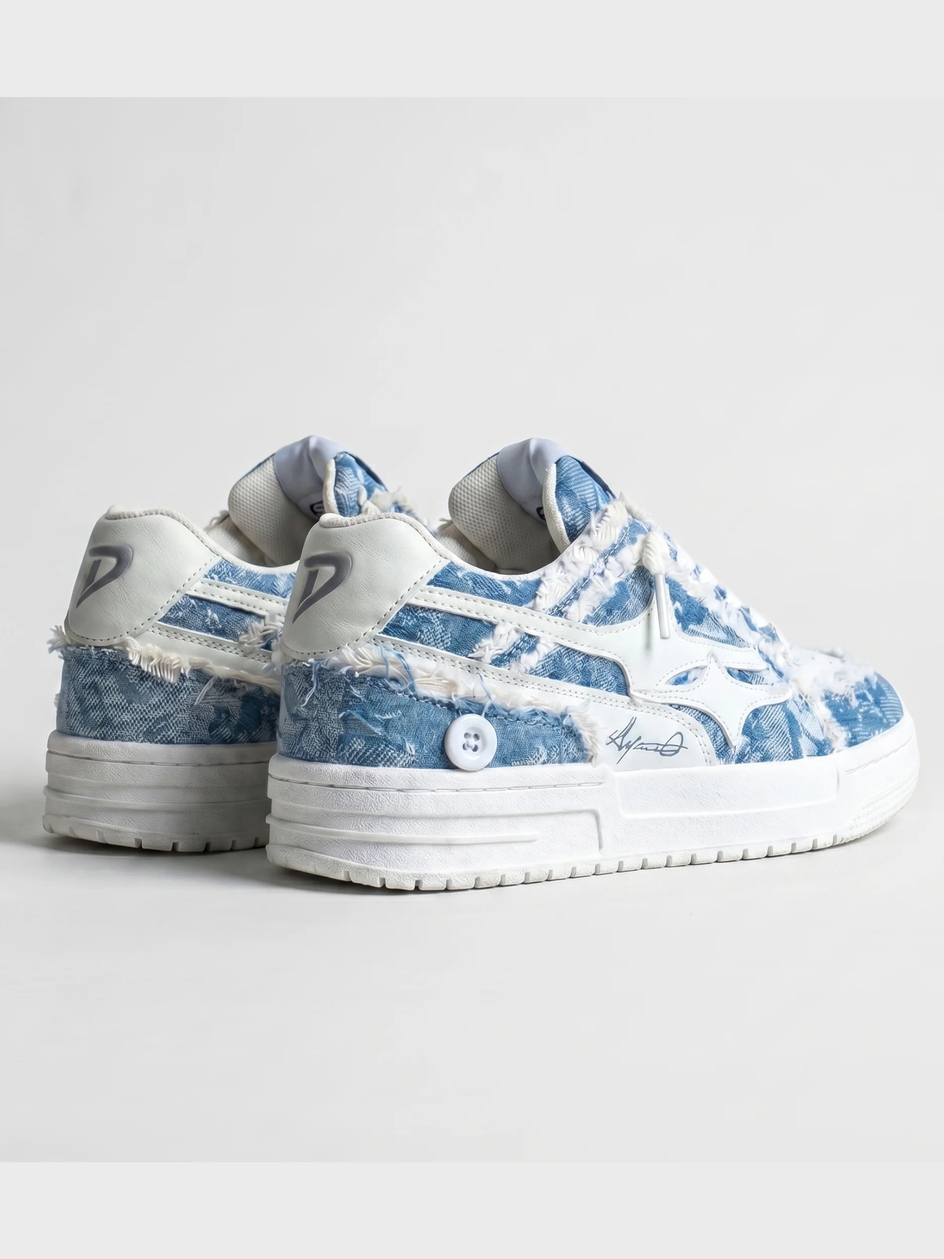 DCRB Broken Denim Sneakers - Image 7