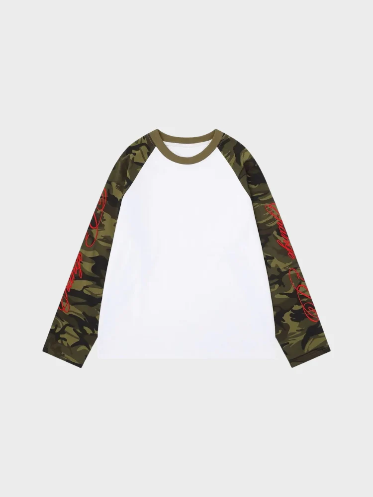 DCRB Camo Raglan Longsleeve - Image 3