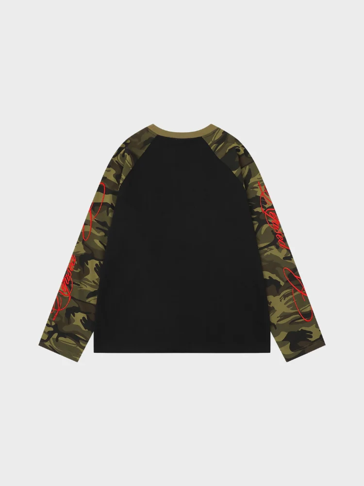 DCRB Camo Raglan Longsleeve - Image 5