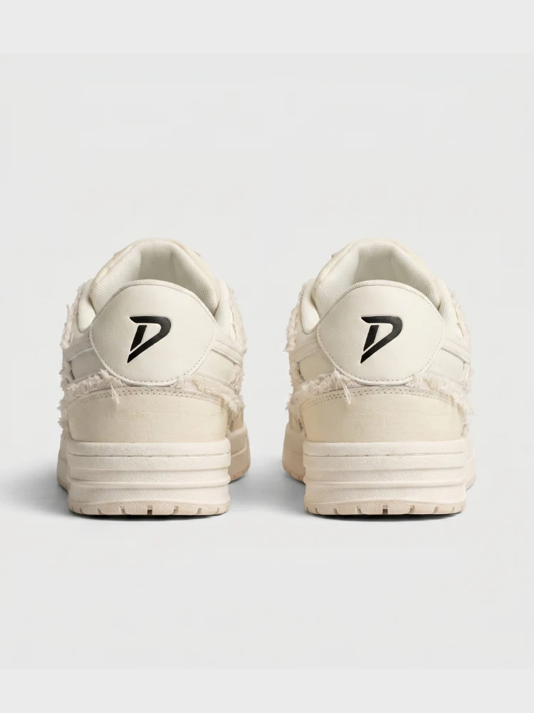 DCRB Ivory Croc Low Sneakers - Image 6