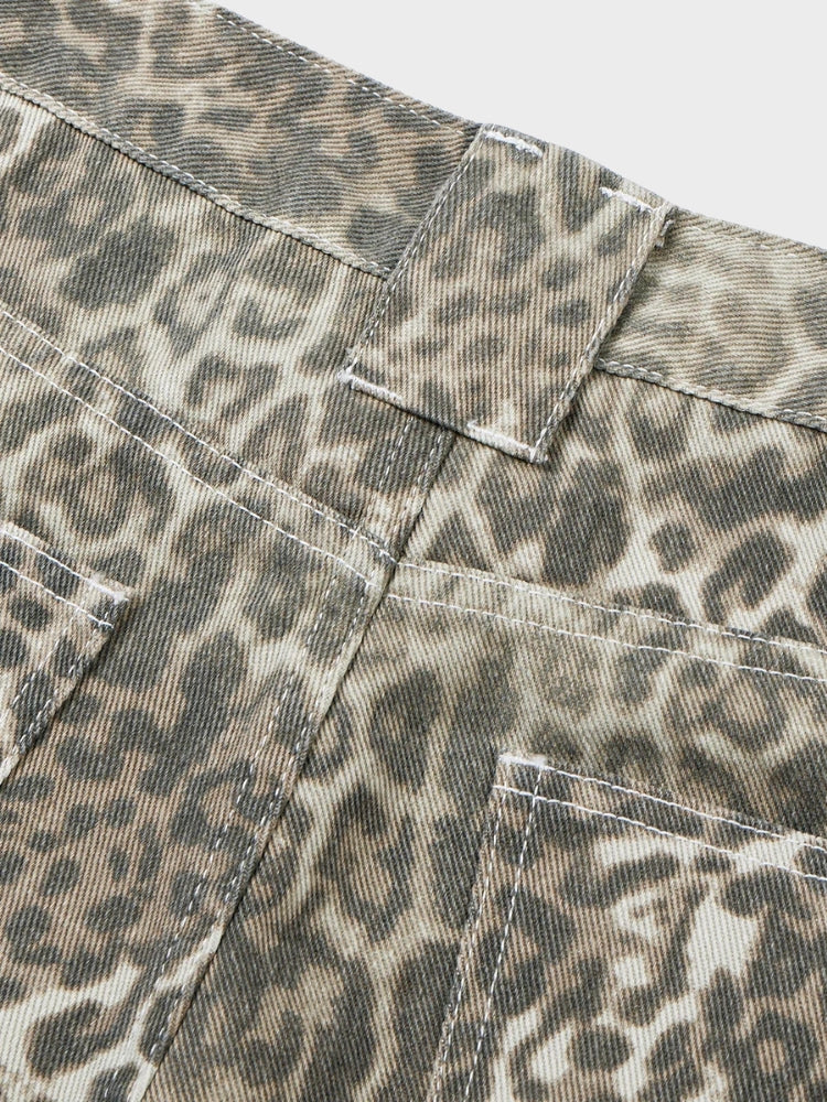 DCRB Leopard Baggy Jorts - Image 7