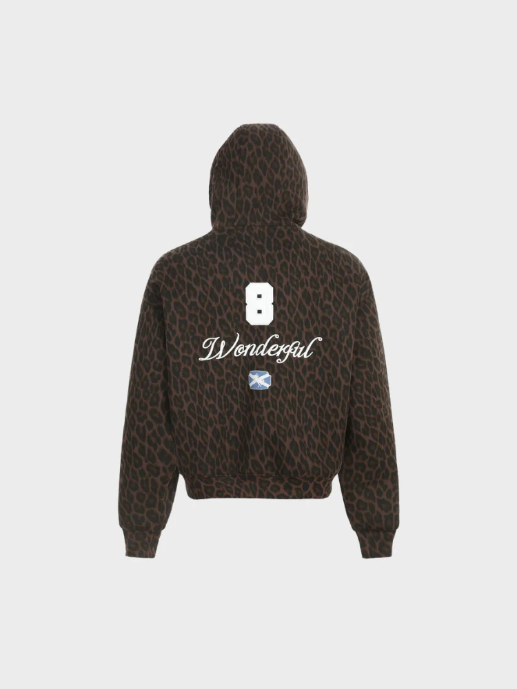 DCRB Leopard Crest Zip Hoodie - Image 2