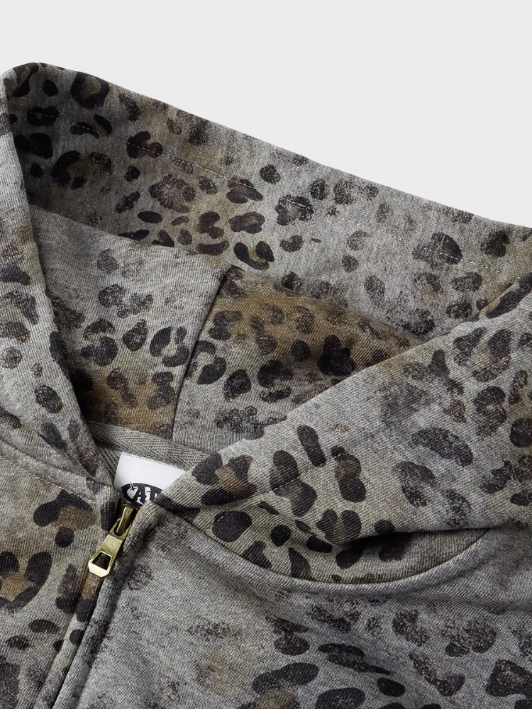DCRB Leopard Vintage 400 GSM Washed Hoodie - Image 7
