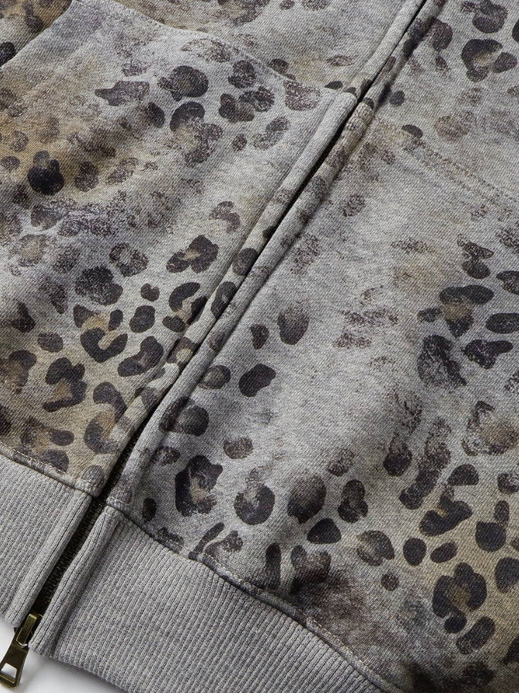 DCRB Leopard Vintage 400 GSM Washed Hoodie - Image 9
