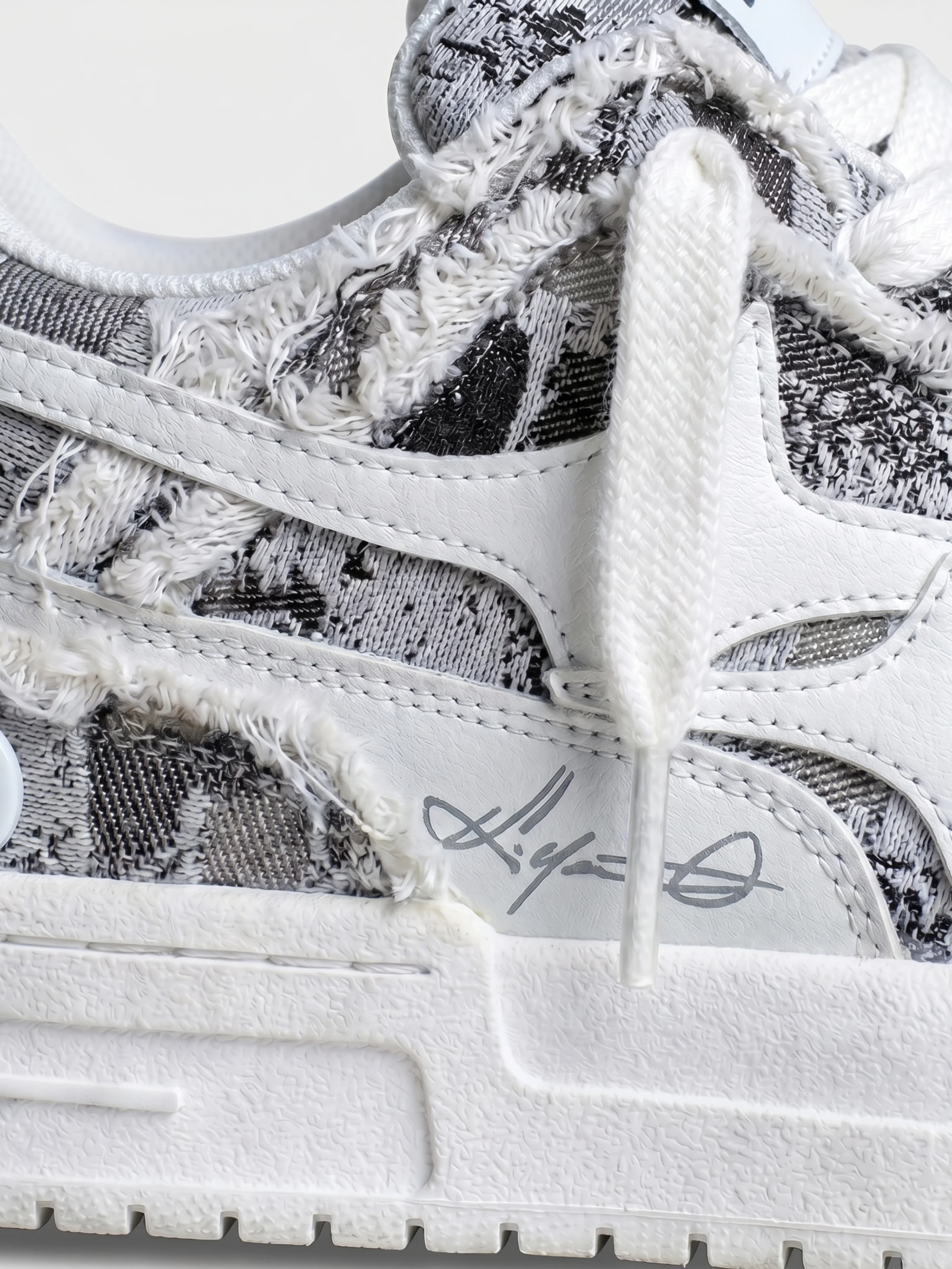 DCRB Broken Camo Grey Sneakers - Image 4