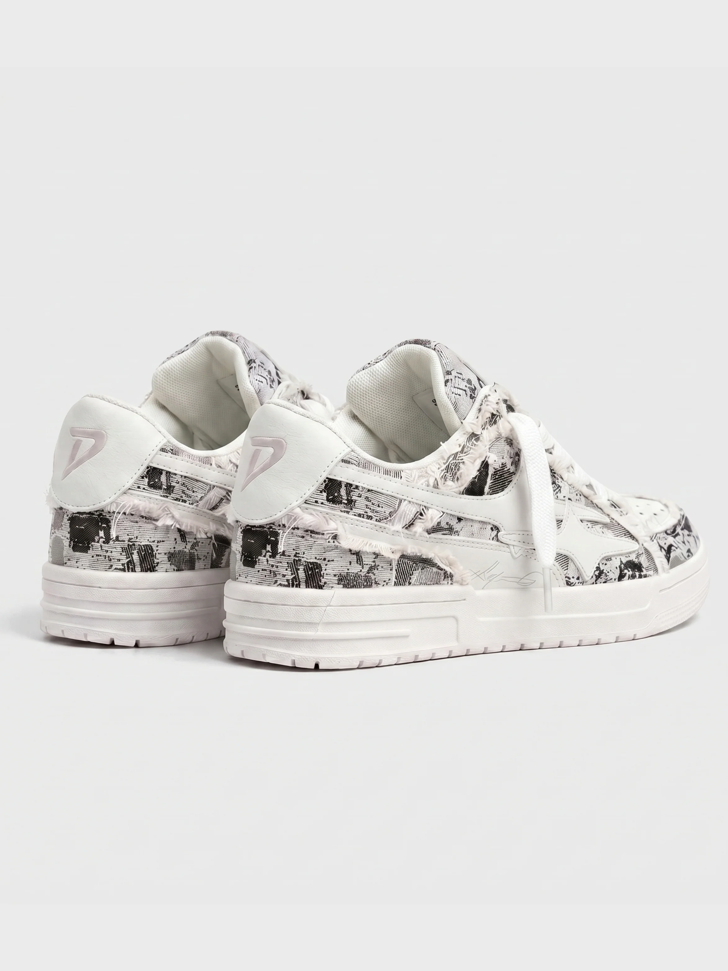 DCRB Broken Camo Grey Sneakers - Image 5