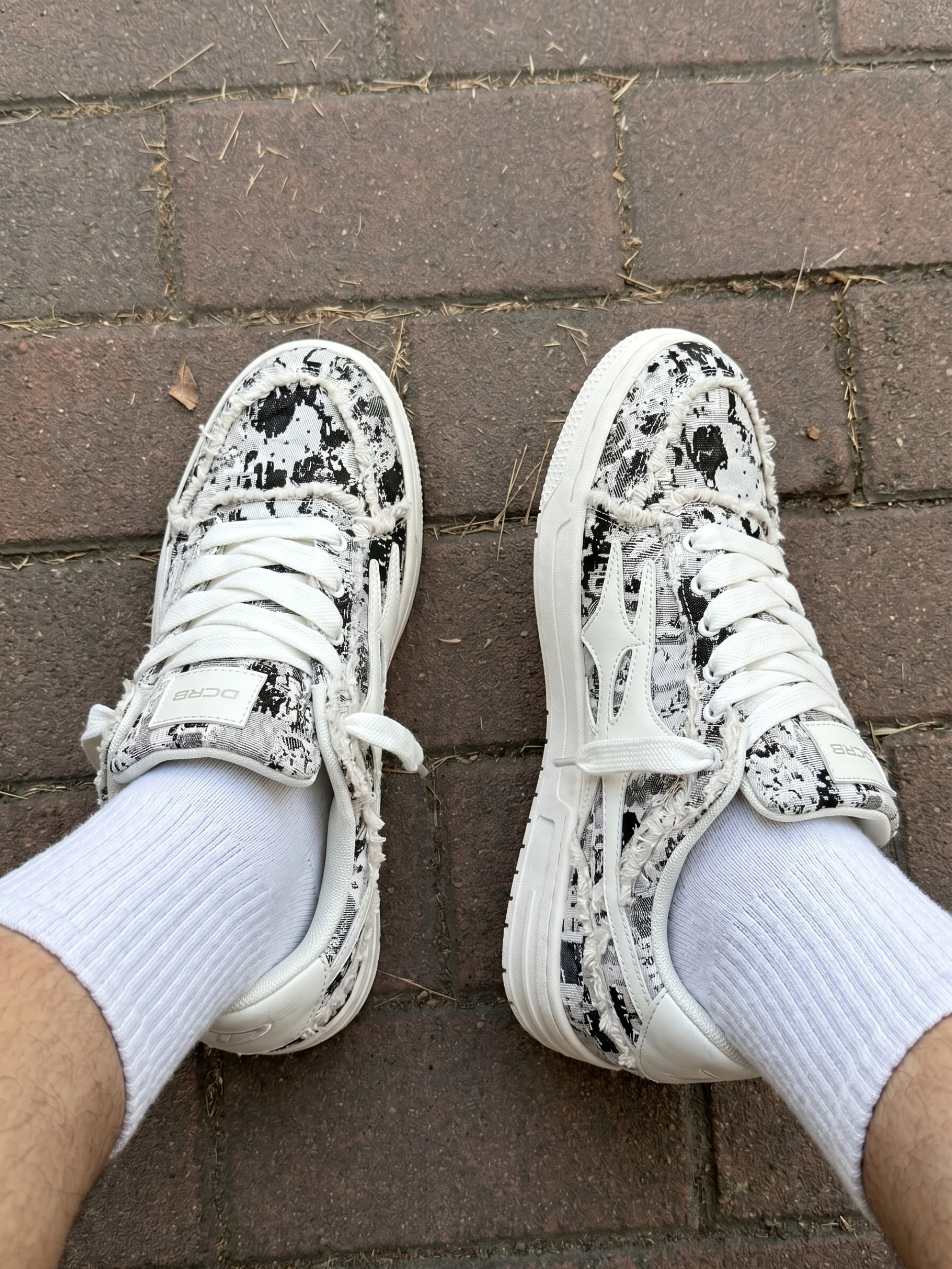 DCRB Broken Camo Grey Sneakers - Image 9