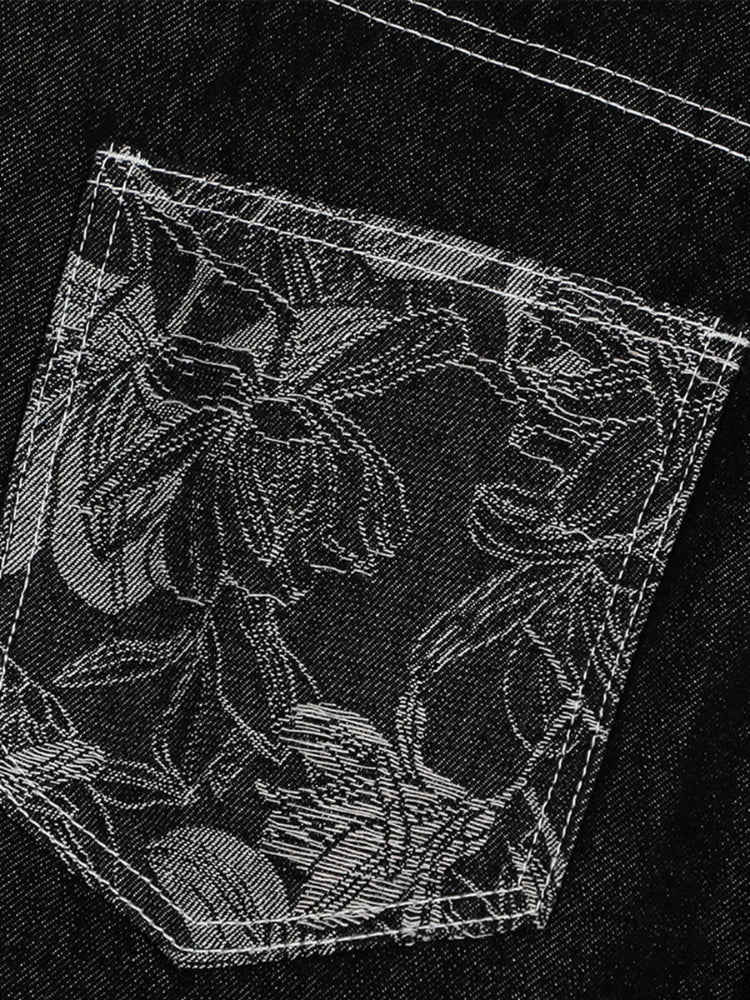 DCRB Raw Black Denim Jorts - Image 7