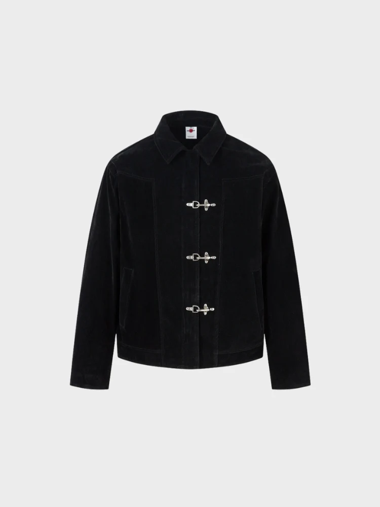DCRB Retro Spliced Suide Jacket