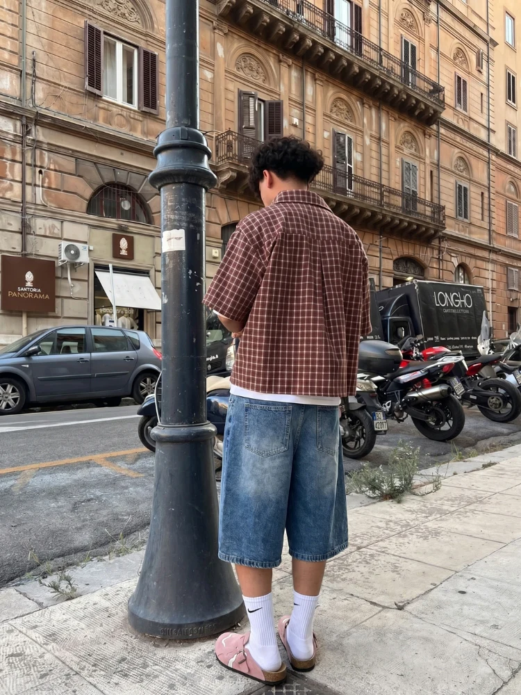 DCRB Striped Barrel Denim Jorts - Image 3