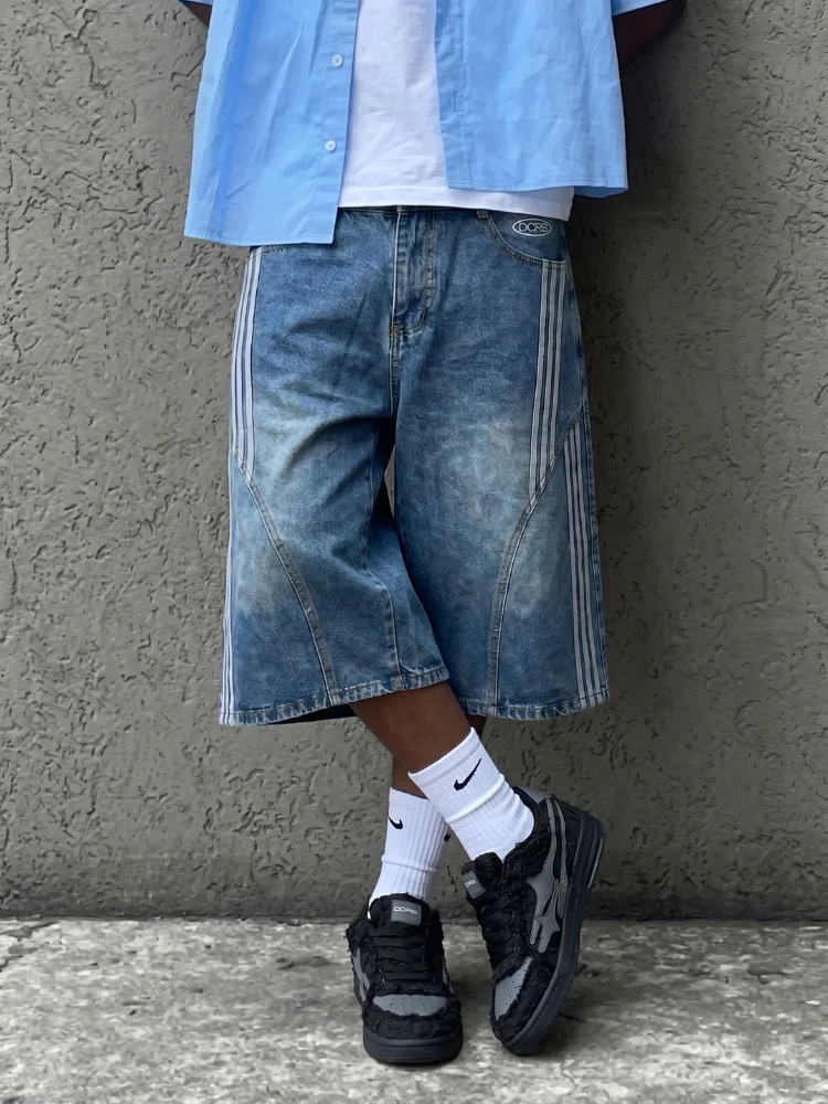 DCRB Striped Barrel Denim Jorts - Image 5