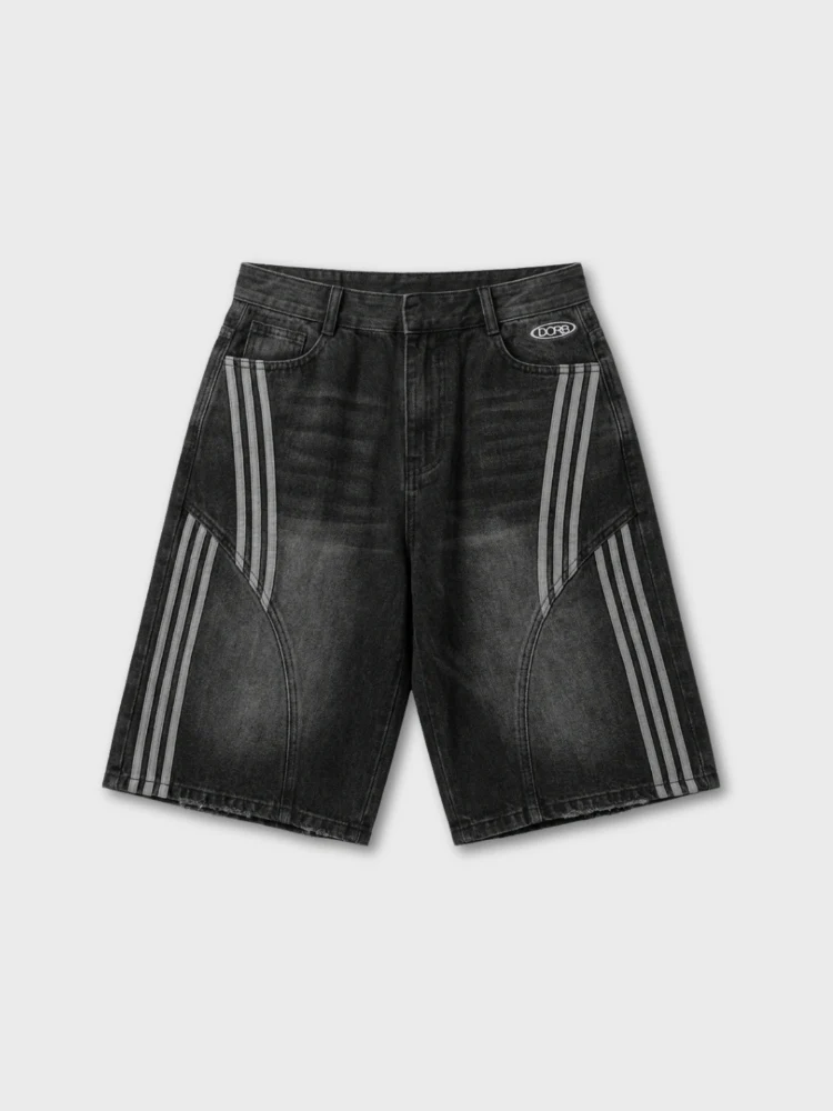DCRB Striped Barrel Denim Jorts - Image 7