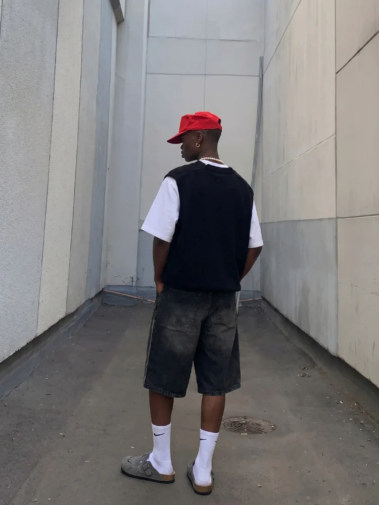 DCRB Striped Barrel Denim Jorts - Image 9