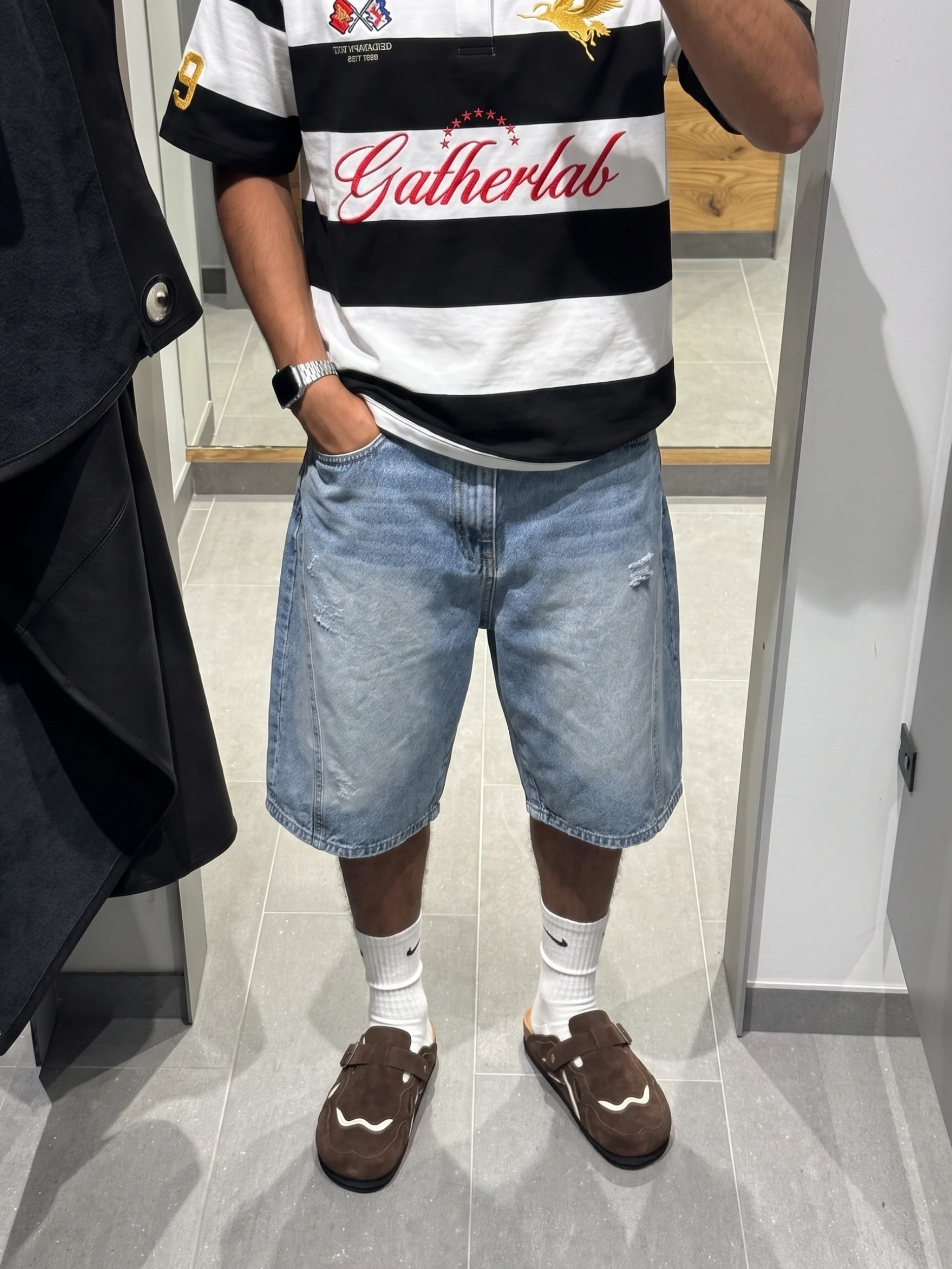 DCRB Striped Polo Sports Tee - Image 6
