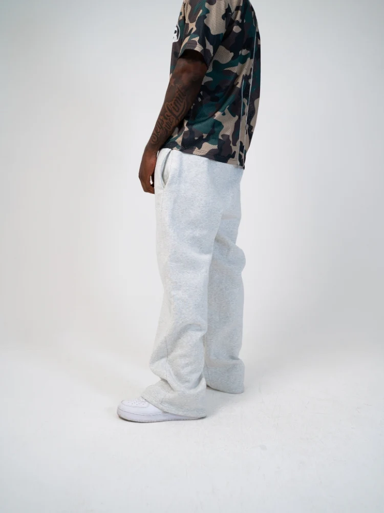 DCRB Tracksuit Open Leg Jogger - Light Grey - Image 6