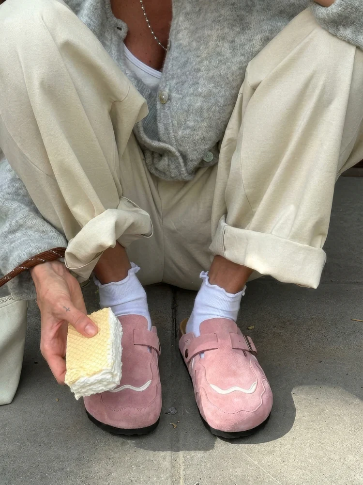 DCRB Wavey Clogs - Dusty Pink - Image 9